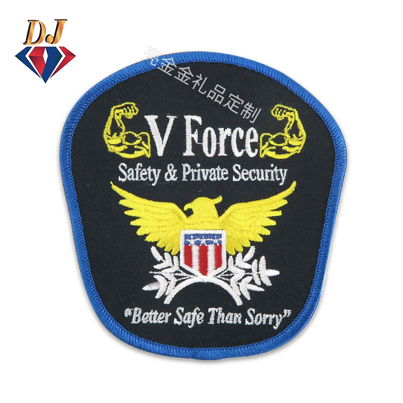 军警徽章刺绣